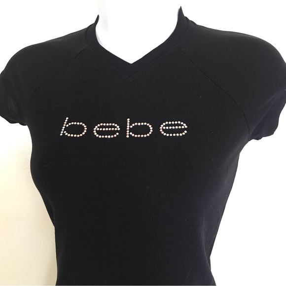 bbsp bebe ,size M , black short sleeves woman’s top - Picture 5 of 15